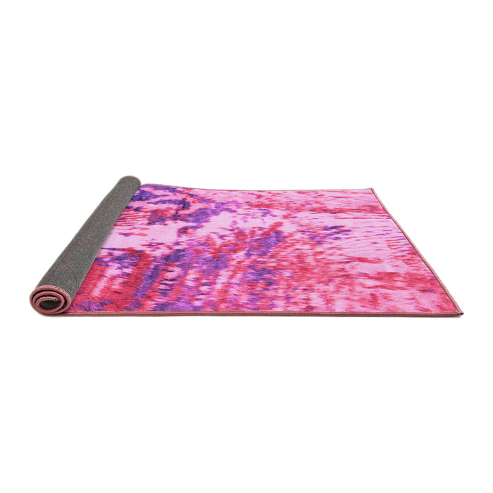 Sideview of Abstract Pink Modern Rug, abs2565pnk