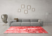 Modern Red Washable Rugs