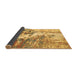 Sideview of Abstract Brown Modern Rug, abs2565brn