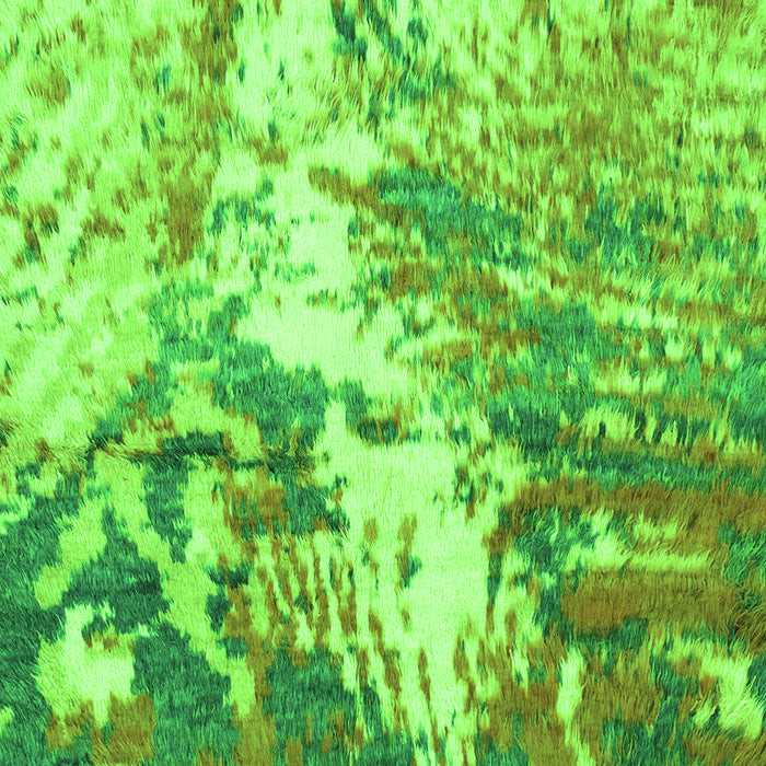 Machine Washable Abstract Green Modern Area Rugs, wshabs2565grn