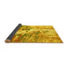 Sideview of Abstract Yellow Modern Rug, abs2565yw