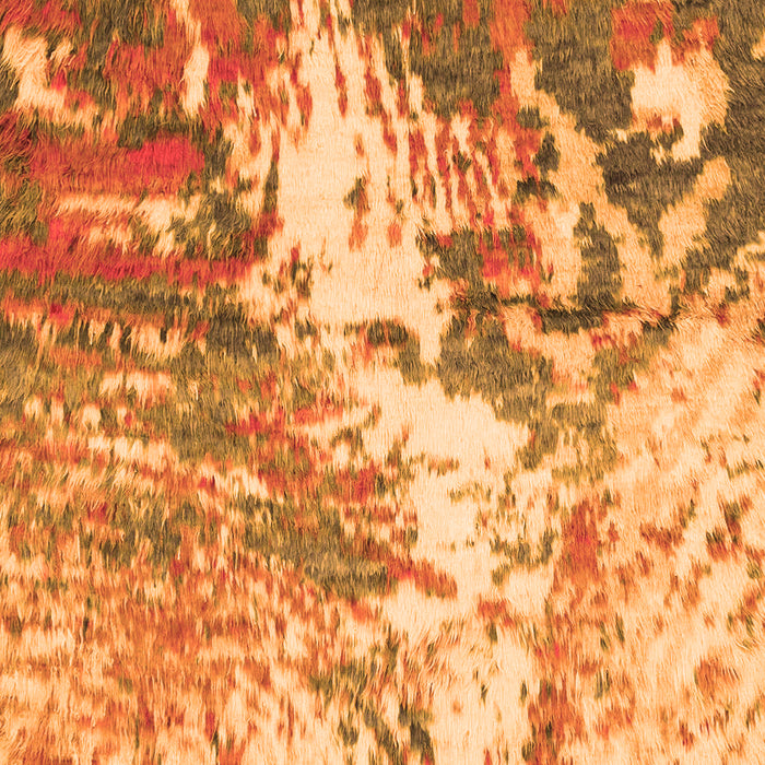 Abstract Orange Modern Rug, abs2565org