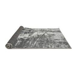 Sideview of Abstract Gray Modern Rug, abs2565gry