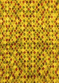 Abstract Yellow Modern Rug, abs2566yw