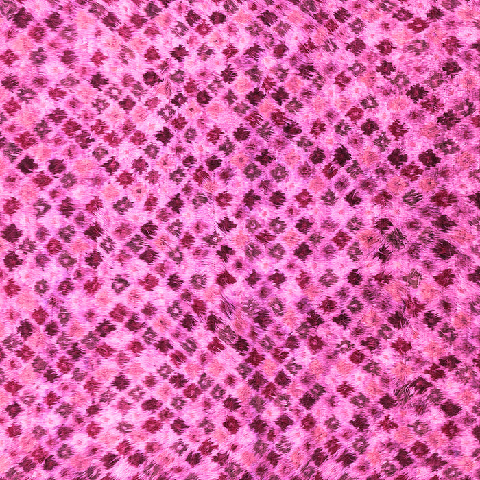 Square Machine Washable Abstract Pink Modern Rug, wshabs2566pnk