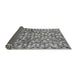 Sideview of Abstract Gray Modern Rug, abs2566gry