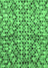 Machine Washable Abstract Emerald Green Modern Area Rugs, wshabs2566emgrn