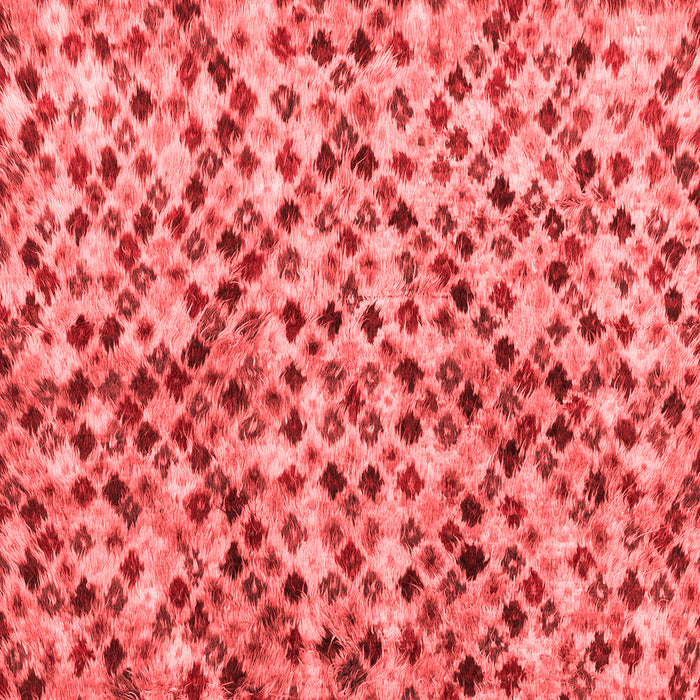 Abstract Red Modern Area Rugs