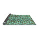 Sideview of Abstract Light Blue Modern Rug, abs2566lblu