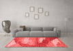 Modern Red Washable Rugs