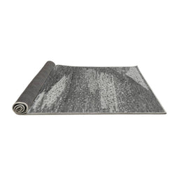 Sideview of Abstract Gray Modern Rug, abs2567gry