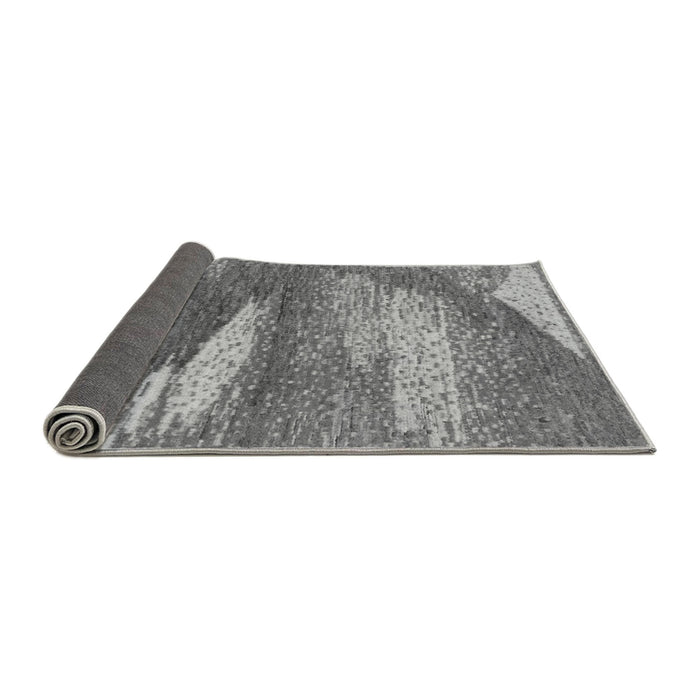Sideview of Abstract Gray Modern Rug, abs2567gry