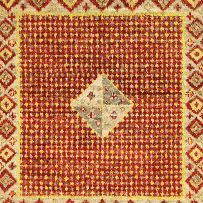 Machine Washable Abstract Orange Rug, wshabs2568