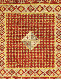 Abstract Orange Modern Rug, abs2568
