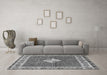 Machine Washable Abstract Gray Modern Rug in a Living Room,, wshabs2568gry