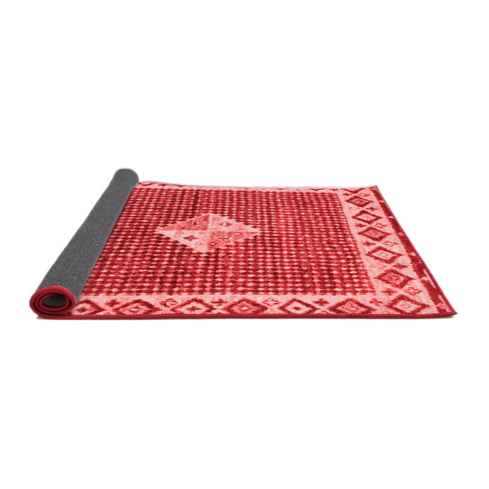 Abstract Red Modern Area Rugs