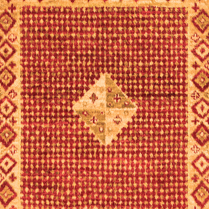 Abstract Orange Modern Rug, abs2568org