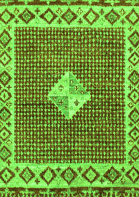 Abstract Green Modern Rug, abs2568grn