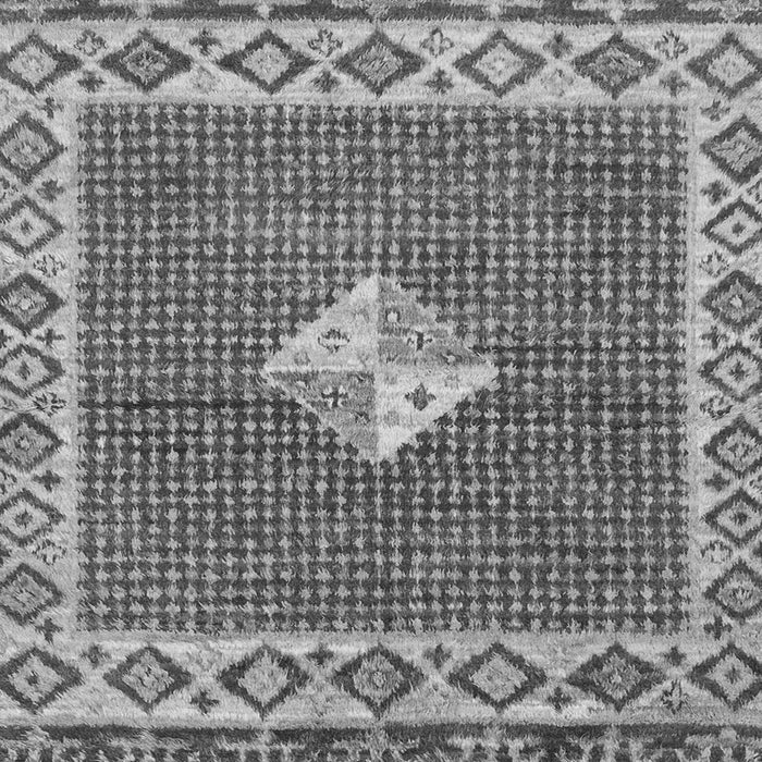 Square Abstract Gray Modern Rug, abs2568gry