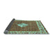 Sideview of Abstract Light Blue Modern Rug, abs2568lblu