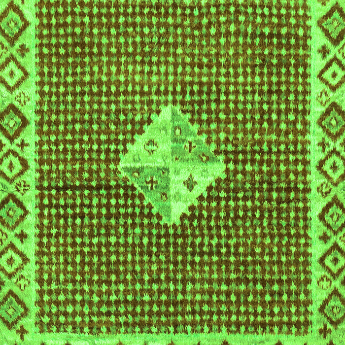 Machine Washable Abstract Green Modern Area Rugs, wshabs2568grn
