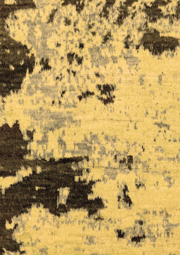 Abstract Brown Modern Rug, abs2569brn