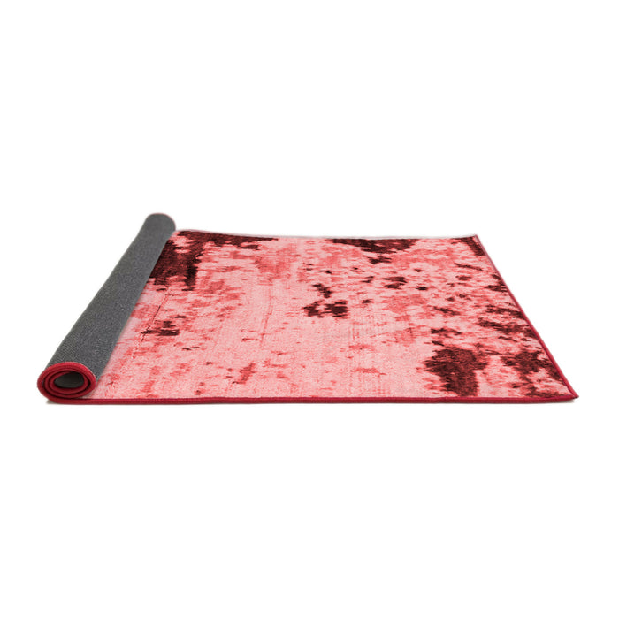 Abstract Red Modern Area Rugs