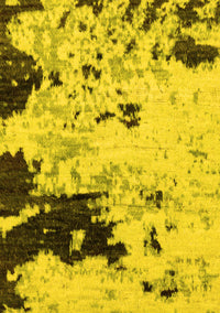 Abstract Yellow Modern Rug, abs2569yw