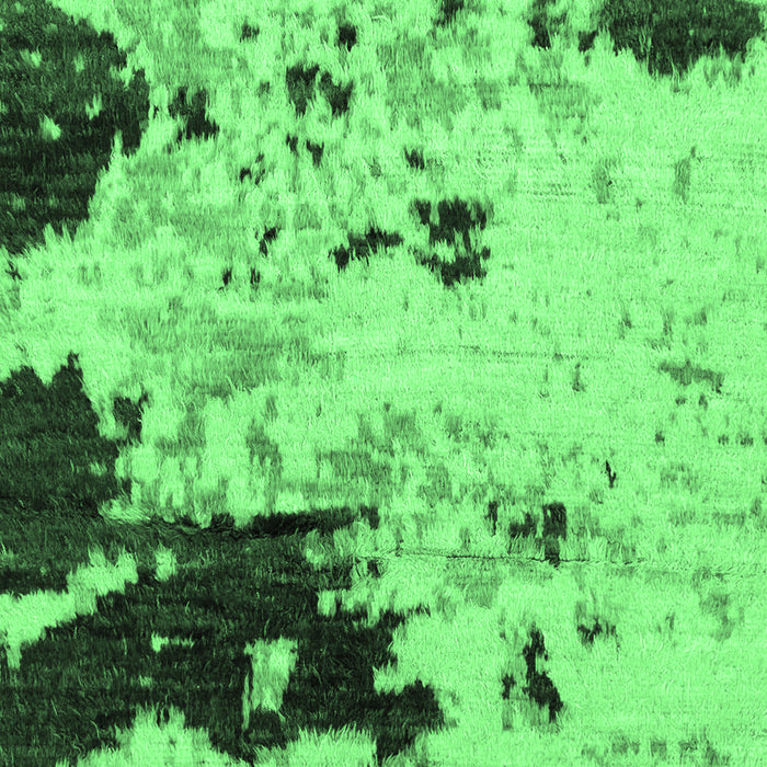 Machine Washable Abstract Emerald Green Modern Area Rugs, wshabs2569emgrn