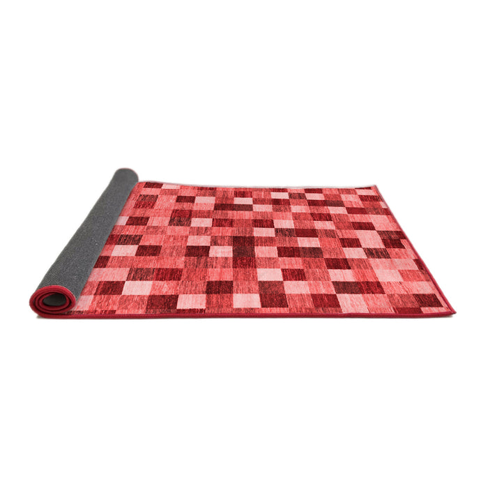 Checkered Red Modern Area Rugs