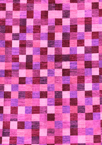 Checkered Pink Modern Rug, abs256pnk