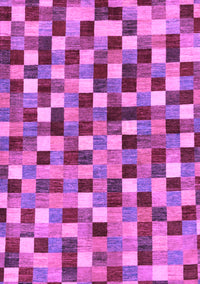 Checkered Purple Modern Rug, abs256pur