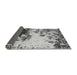 Sideview of Abstract Gray Modern Rug, abs2570gry