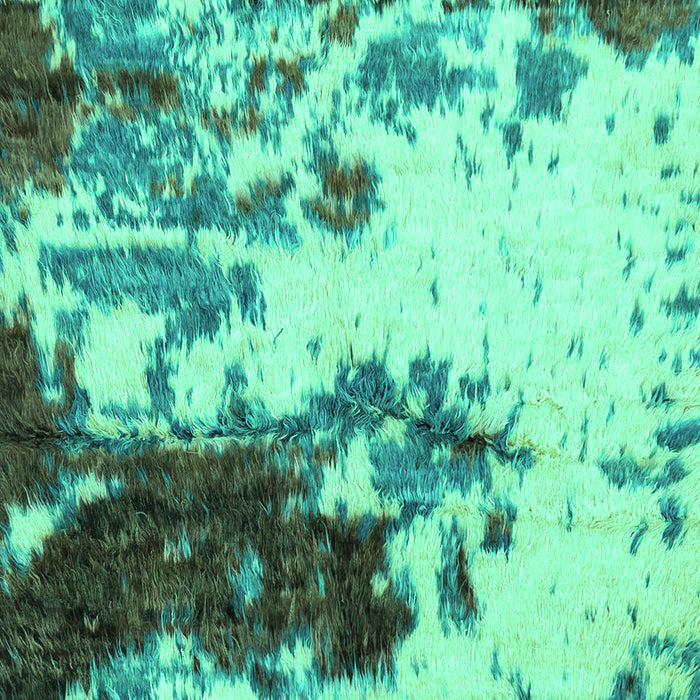 Abstract Turquoise Modern Rug, abs2570turq
