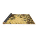 Sideview of Abstract Brown Modern Rug, abs2570brn