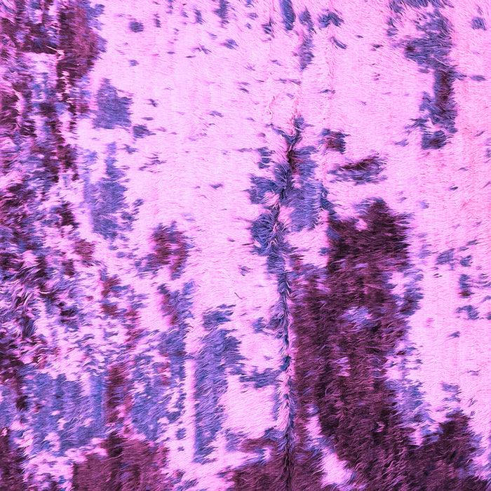Square Abstract Purple Modern Rug, abs2570pur
