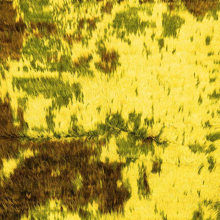 Abstract Yellow Modern Rug, abs2570yw