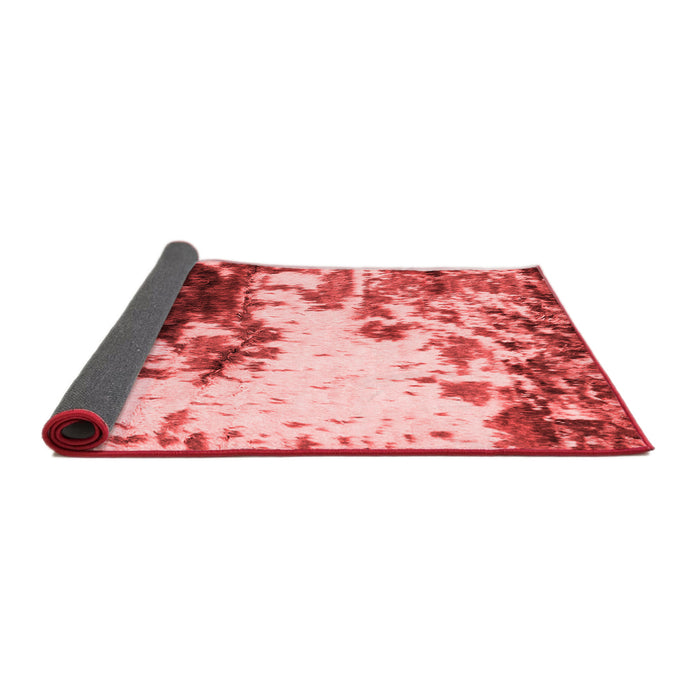Abstract Red Modern Area Rugs