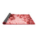 Abstract Red Modern Area Rugs