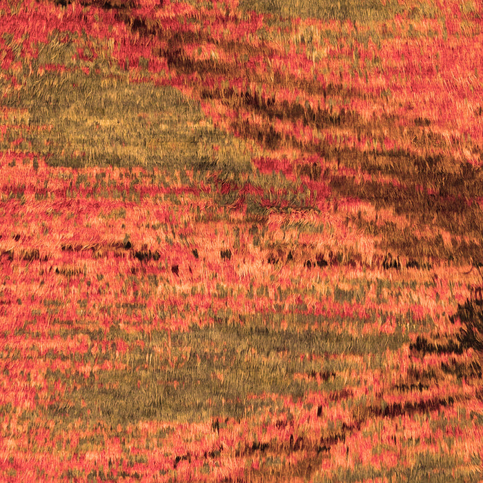 Abstract Orange Modern Rug, abs2571org