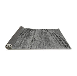 Sideview of Abstract Gray Modern Rug, abs2571gry