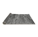 Sideview of Abstract Gray Modern Rug, abs2571gry