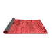 Abstract Red Modern Area Rugs