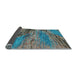 Sideview of Abstract Light Blue Modern Rug, abs2571lblu