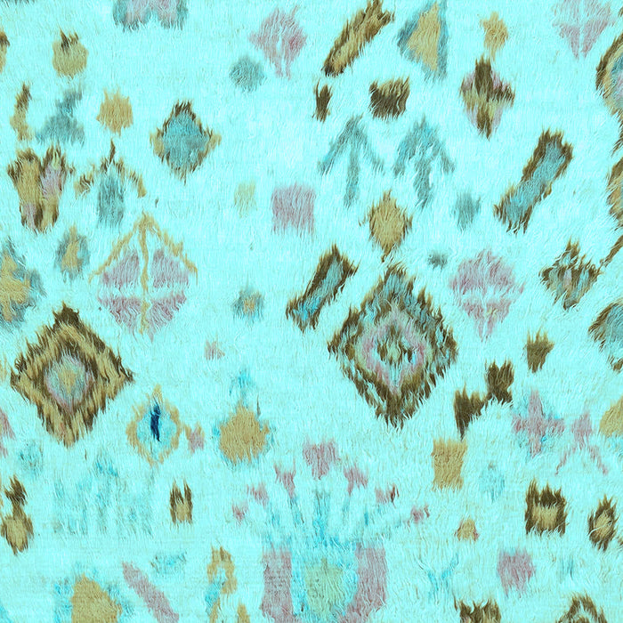 Machine Washable Abstract Light Blue Modern Rug, wshabs2572lblu