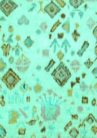 Abstract Turquoise Modern Rug, abs2572turq