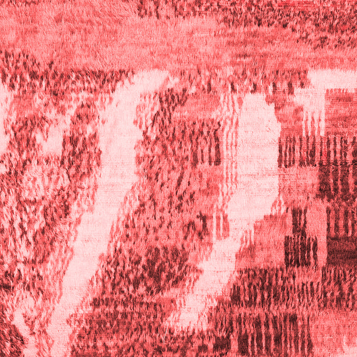 Abstract Red Modern Area Rugs