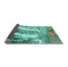 Sideview of Abstract Light Blue Modern Rug, abs2573lblu