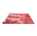 Modern Red Washable Rugs