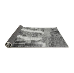 Sideview of Abstract Gray Modern Rug, abs2573gry